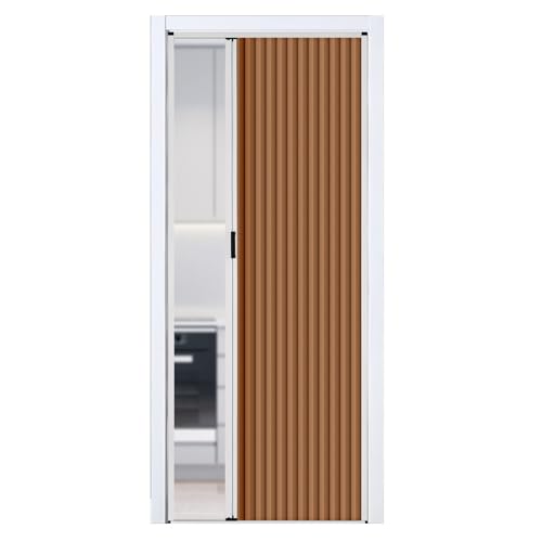Akkordeon-Falttür – Temporäre Waben-Tür aus Karton mit weißem Aluminiumrahmen für den Innenbereich, perfekt für Schlafzimmer, Badezimmer und Küche, Trennwände, 195 cm lang Akkordeon-Falttür – Temporäre Waben-Tür aus Karton mit weißem Aluminiumrahmen für den Innenbereich, perfekt für Schlafzimmer, Badezimmer und Küche, Trennwände, 195 cm lang von Generisch