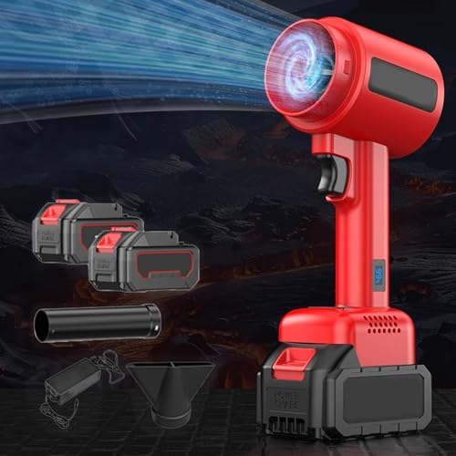Akku-Laubbläser mit Turbo-Lüfter, bürstenlosem Motor und stufenloser Geschwindigkeitsregelung für effiziente Autostaub- und Laubreinigung Akku-Laubbläser mit Turbo-Lüfter, bürstenlosem Motor und stufenloser Geschwindigkeitsregelung für effiziente Autostaub- und Laubreinigung von Generisch