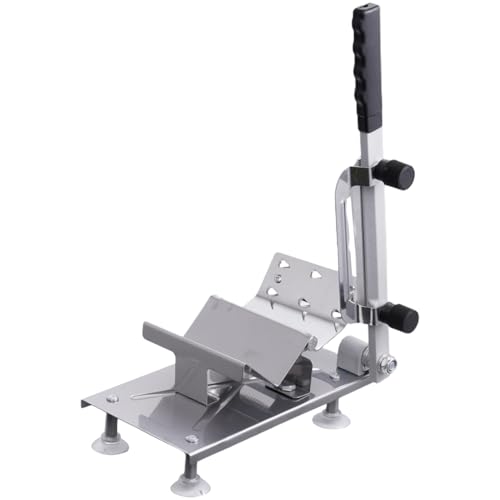 Allesschneider, Manueller Fleischschneider | Manueller Fleisch- und Käseschneider,Edelstahlschneider mit einstellbarer Dicke und Lebensmittelqualität für Fleisch von Generisch