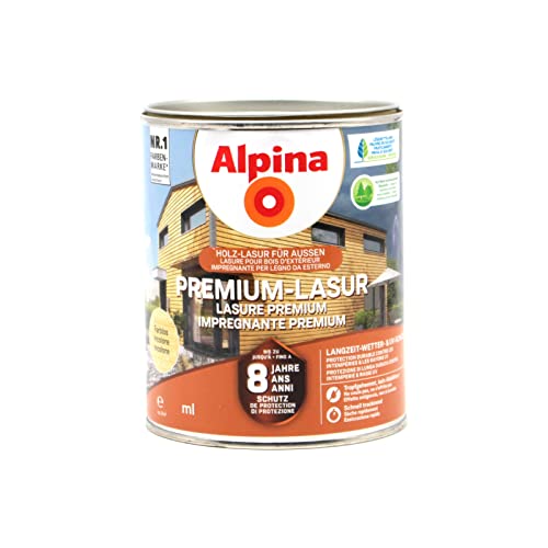 Alpina Premium Lasur oregon pine 0,75 Liter von Generisch