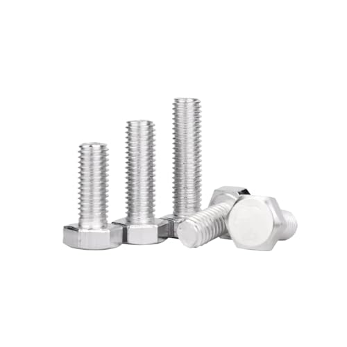 Aluminium 6061 Sechskantschraube Sechskantschrauben M5 M6 M8 M10 M12(10pcs M8x20) von Generisch