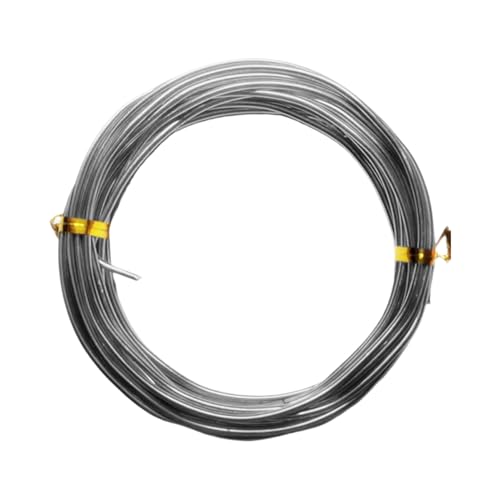 Aluminium Basteldraht | Flexibler Draht Für Bonsai Gestaltung Armaturen Modellieren - Metall Zubehör Für Halsketten Perlen Armbänder Basteln Floristik Kunst von Generisch