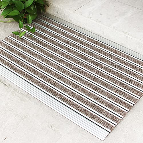 Aluminium-Fußmatte, wasserdicht und rutschfest, für stark frequentierte Bereiche wie Garagen, Einkaufszentren und Hotels, unterstützt schwere Lasten von Generisch