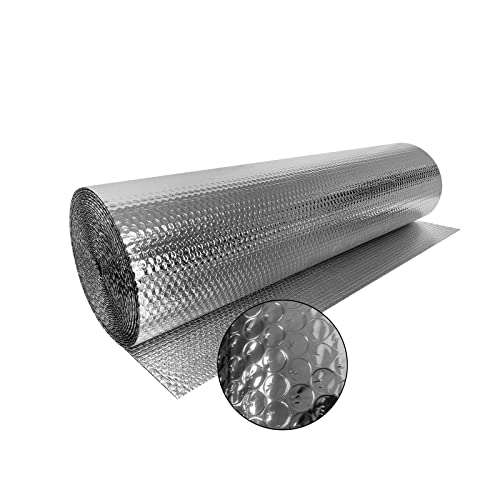 Aluminium-Isolierfolie, Wärmedämmung, Kälteschutz, Verdunkelung, Fensterabdeckung für Autos und Zuhause, 1,0 x 15 m, wärmereflektierende Rolle Aluminium-Isolierfolie, Wärmedämmung, Kälteschutz, Verdunkelung, Fensterabdeckung für Autos und Zuhause, 1,0 x 15 m, wärmereflektierende Rolle von Generisch