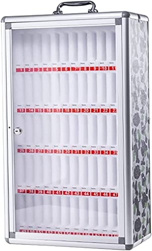 Aluminium-Legierung Handy Spind Safe Box - Wandmontage Aufbewahrung mit Griff Sicheres Schloss für Büro/Klassenzimmer Verwendung Tragbares Design Größe:36cm von Generisch