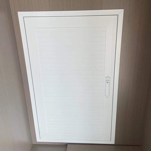 Aluminium-Luvered Access Luke mit Schloss und Schlüssel, sichere Wandplatte zum Verbergen von Drähten und Rohren, ideal für Inspektion und Wartung Aluminium-Luvered Access Luke mit Schloss und Schlüssel, sichere Wandplatte zum Verbergen von Drähten und Rohren, ideal für Inspektion und Wartung von Generisch