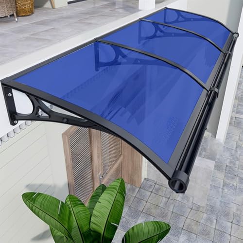 Aluminium-Markise, Sonnenschutz, Metalldach mit Polycarbonat-Abdeckung, wetterfest, Terrassenmarkise, langlebiger Sonnenschutz für Fenster Aluminium-Markise, Sonnenschutz, Metalldach mit Polycarbonat-Abdeckung, wetterfest, Terrassenmarkise, langlebiger Sonnenschutz für Fenster von Generisch