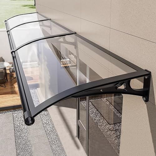 Aluminium Terrassenmarkise - Wetterbeständige Überdachung Abdeckung Polycarbonat Sonnenschutz für Outdoor Veranda Spülbecken Schutz Stilvoller Terrassenunterstand Aluminium Terrassenmarkise - Wetterbeständige Überdachung Abdeckung Polycarbonat Sonnenschutz für Outdoor Veranda Spülbecken Schutz Stilvoller Terrassenunterstand von Generisch