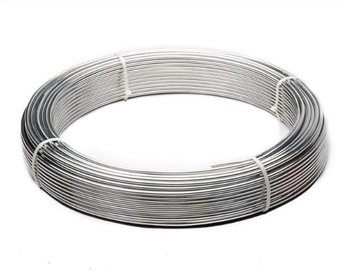 Aluminiumdraht Runddraht Ø 8mm Anschluß Blitzschutz Erdung AlMgSi - PN-EN 62561 (50m) von Generisch