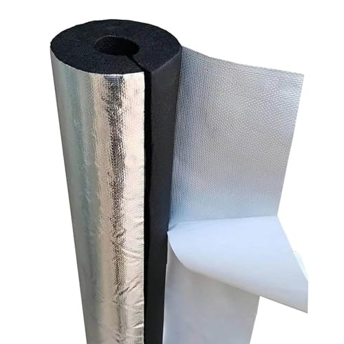 Aluminiumfolien-Isolierschaum-Rohrabdeckungen – selbstdichtender Frostschutzschlauch für den Außenbereich – passend für 20 mm bis 110 mm Rohre – Isolierung für Energieeffizienz Aluminiumfolien-Isolierschaum-Rohrabdeckungen – selbstdichtender Frostschutzschlauch für den Außenbereich – passend für 20 mm bis 110 mm Rohre – Isolierung für Energieeffizienz von Generisch