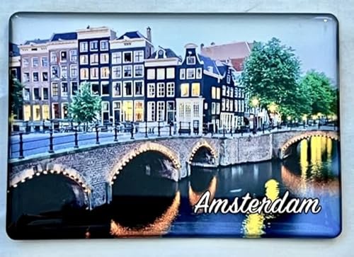 Amsterdam Kühlschrankmagnet Amsterdam Souvenir Niederlande Magnet von Generisch