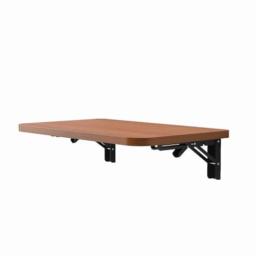 An der Wand montierter Klappschreibtisch, Wäscheklapptisch, Wandregal mit Klappblatt, schwebender Klapptisch, einfach zu montieren, platzsparend für kleine Räume, Arbeitszimmer, Schlafzimmer von Generisch