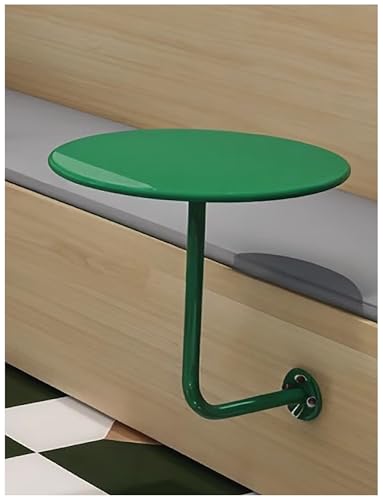 An der Wand montierter kleiner runder Tisch, farbenfroher an der Wand montierter kleiner runder Couchtisch for Cafés mit Kartenhalter, Wandtisch an der Wandarbeitsplatte, for Tee-Café-Laden, Milchtee- von Generisch