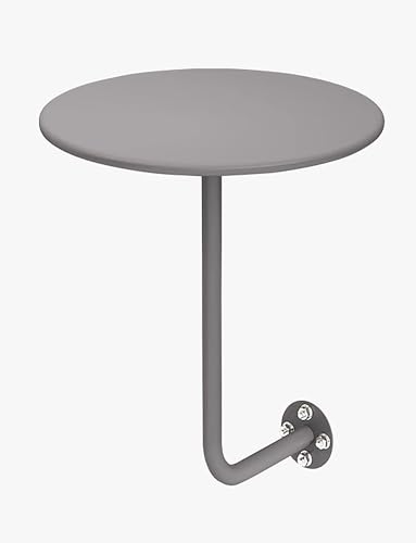 An der Wand montierter kleiner runder Tisch, farbenfroher an der Wand montierter kleiner runder Couchtisch for Cafés mit Kartenhalter, Wandtisch an der Wandarbeitsplatte, for Tee-Café-Laden, Milchtee- von Generisch