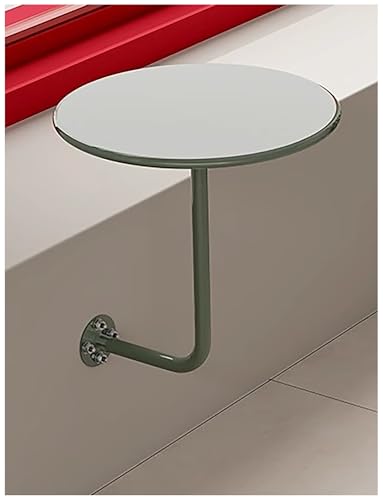 An der Wand montierter kleiner runder Tisch, farbenfroher an der Wand montierter kleiner runder Couchtisch for Cafés mit Kartenhalter, Wandtisch an der Wandarbeitsplatte, for Tee-Café-Laden, Milchtee- An der Wand montierter kleiner runder Tisch, farbenfroher an der Wand montierter kleiner runder Couchtisch for Cafés mit Kartenhalter, Wandtisch an der Wandarbeitsplatte, for Tee-Café-Laden, Milchtee- von Generisch