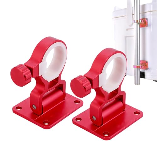 Angelschirmhalter | 2 x verstellbare Baldachin-Ständerklemme – Schirm-Clip-Montagehalterung für Terrasse, Deck, Balkon, Außenhof Angelschirmhalter | 2 x verstellbare Baldachin-Ständerklemme – Schirm-Clip-Montagehalterung für Terrasse, Deck, Balkon, Außenhof von Generisch