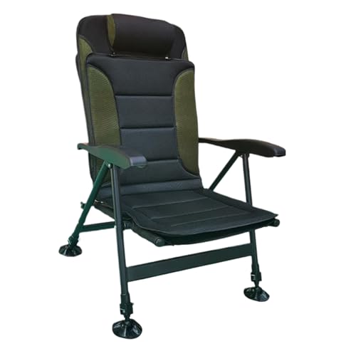 Angelstühle für Erwachsene – Outdoor-Campingstuhl – faltbare Strandsitze für Rucksackreisen, Angeln, Mehrzweck-Campinghocker von Generisch