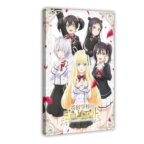 Anime-Poster für Internat Julia, 1 Leinwand-Poster, Wandkunst, Dekordruck, Bild Gemälde für Wohnzimmer, Schlafzimmer, Dekoration, 30 x 45 cm Anime-Poster für Internat Julia, 1 Leinwand-Poster, Wandkunst, Dekordruck, Bild Gemälde für Wohnzimmer, Schlafzimmer, Dekoration, 30 x 45 cm von Generisch