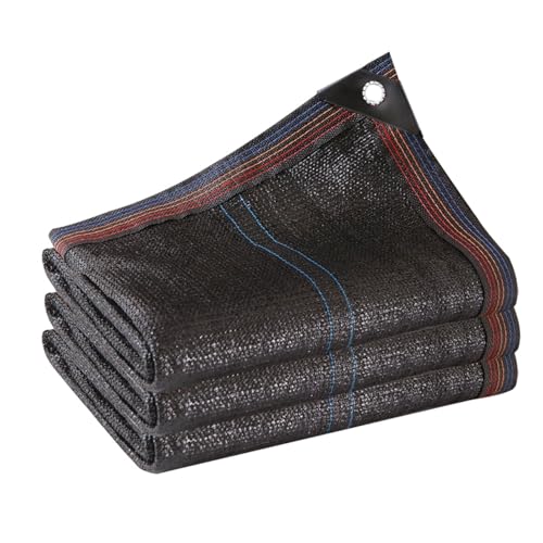 Anpassbares Schattentuch, 99% UV-Block, atmungsaktiv, Sonnenschutznetz für Terrasse, Garten, Gewächshaus, Pflanzen, Carport, Markise, mit Ösen (5 x 9,5 m) von Generisch