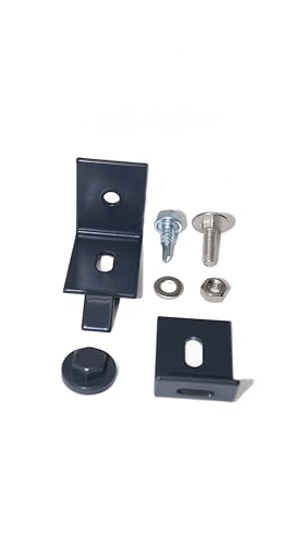 Anschlusswinkel Doppelstabmatte Montagewinkel RAL 7016 Anthrazit I Wandanschlusswinkel I Winkel I Verbinder I Mattenverbinder I Zaun I Gittermatte | incl. Abdeckkappe Anschlusswinkel Doppelstabmatte Montagewinkel RAL 7016 Anthrazit I Wandanschlusswinkel I Winkel I Verbinder I Mattenverbinder I Zaun I Gittermatte | incl. Abdeckkappe von Generisch