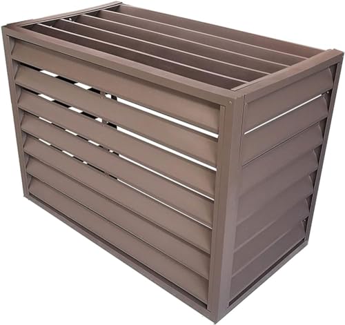 Anti-Diebstahl-Abdeckung für Klimaanlagen aus Aluminiumlegierung für den Außenbereich mit Verschluss für sicheren Schutz und Wetterbeständigkeit von Generisch