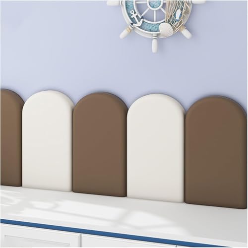 Anti-Kollisions-Wandpolsterung, gepolsterte Wandpaneele, selbstklebende Kissen für Schlafzimmer, Abziehen und Aufkleben, weicher Wandschutz Anti-Kollisions-Wandpolsterung, gepolsterte Wandpaneele, selbstklebende Kissen für Schlafzimmer, Abziehen und Aufkleben, weicher Wandschutz von Generisch