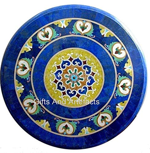 Antike Kunst Inlay Bar Beistelltisch I Runder Marmor Couchtisch Platte I 61 x 61 cm Küche Ecktisch Verschönern Sie Ihren Arbeitsbereich Antike Kunst Inlay Bar Beistelltisch I Runder Marmor Couchtisch Platte I 61 x 61 cm Küche Ecktisch Verschönern Sie Ihren Arbeitsbereich von Generisch