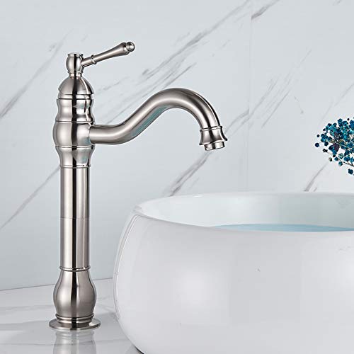Antikes Messing Küche & Bad Wasserhahn Heiß & Kalt Deckmontage Mischbatterie Elegant Gold Finish Hohe & Kurze Optionen für Moderne Spüle & Waschtisch von Generisch