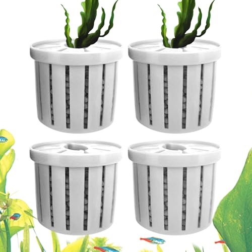 Aquarium Pflanztöpfe - Aquarium Pflanzkorb - Stabiler Pflanzkorb Kleiner Ecktopf für Landschaftsdekoration Fensterregal Wand Garten Aquarium Pflanztöpfe - Aquarium Pflanzkorb - Stabiler Pflanzkorb Kleiner Ecktopf für Landschaftsdekoration Fensterregal Wand Garten von Generisch