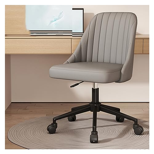 Armloser Büro-Schreibtischstuhl mit robustem Metallfuß und verdicktem, gepolstertem Sitz für Zuhause oder Büro Armloser Büro-Schreibtischstuhl mit robustem Metallfuß und verdicktem, gepolstertem Sitz für Zuhause oder Büro von Generisch