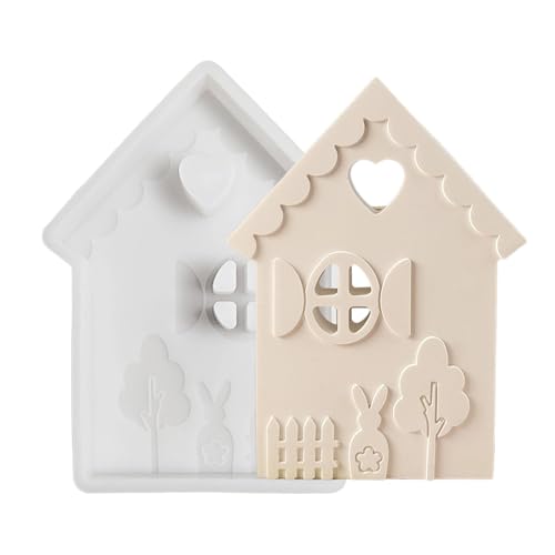 Art House Silikonform – Silikonform Heimdekoration – Ostern Desktop Ornament Silikonform, kreative handgefertigte Seifenformen für Kerzen, Kerzen Art House Silikonform – Silikonform Heimdekoration – Ostern Desktop Ornament Silikonform, kreative handgefertigte Seifenformen für Kerzen, Kerzen von Generisch