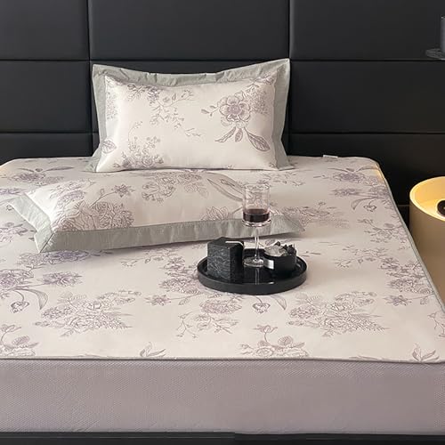 Atmungsaktive Sommer-Isomatte mit Blumenmuster, inklusive Bettdecke und Kissenbezügen für ultimativen Komfort Atmungsaktive Sommer-Isomatte mit Blumenmuster, inklusive Bettdecke und Kissenbezügen für ultimativen Komfort von Generisch