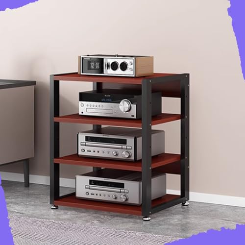 Audio Component Rack Heavy Duty AV Media Stand for HiFi Amplifier and Stereo Receiver - Space-Saving Multi-Tier Design Audio Component Rack Heavy Duty AV Media Stand for HiFi Amplifier and Stereo Receiver - Space-Saving Multi-Tier Design von Generisch