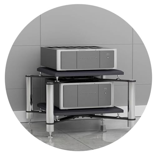 Audio Schrank HiFi Rack AV Regal - Stabiler TV-Ständer mit Druckerplatz, Multifunktionsmöbel für Home Entertainment Audio Schrank HiFi Rack AV Regal - Stabiler TV-Ständer mit Druckerplatz, Multifunktionsmöbel für Home Entertainment von Generisch