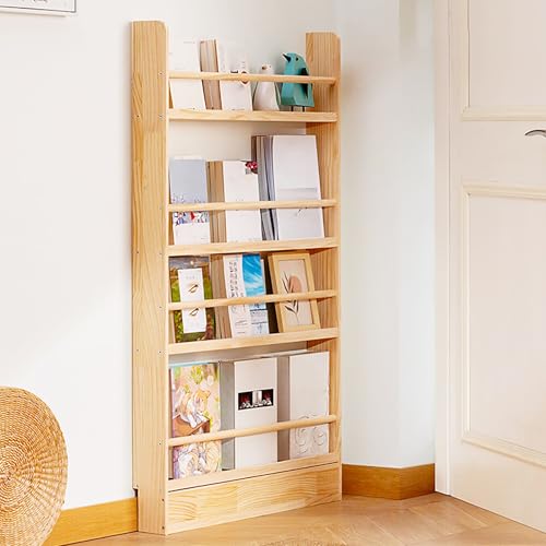 Aufbewahrungs-Organizer aus Holz hinter der Tür, platzsparendes Bücherregal für Spielzeug und Bücher im Schlafzimmer, Badezimmer, Wohnheim, Büro von Generisch