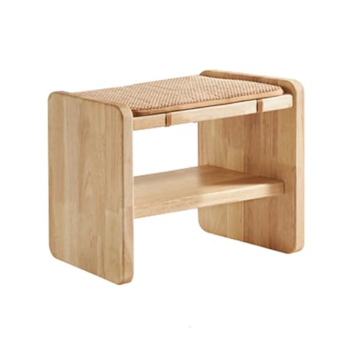 Aufbewahrungsbank für den Eingangsbereich mit gepolstertem Kissen, Massivholzbeinen, stilvolle Sitzgelegenheit für Schlafzimmer, Wohnzimmer, Flur, 46 x 30 x 40 cm Aufbewahrungsbank für den Eingangsbereich mit gepolstertem Kissen, Massivholzbeinen, stilvolle Sitzgelegenheit für Schlafzimmer, Wohnzimmer, Flur, 46 x 30 x 40 cm von Generisch