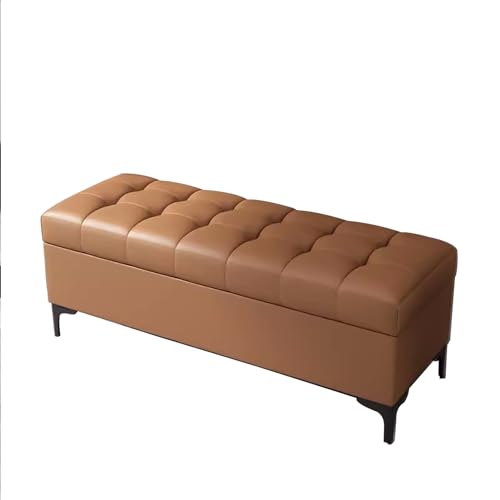 Aufbewahrungsbank mit Kissen, multifunktionales Schuhregal und Organizer für Schlafzimmer, Wohnzimmer, Flur, 150 cm, Hellbraun Aufbewahrungsbank mit Kissen, multifunktionales Schuhregal und Organizer für Schlafzimmer, Wohnzimmer, Flur, 150 cm, Hellbraun von Generisch