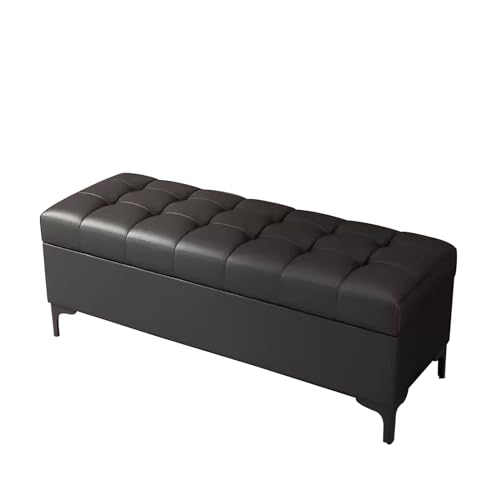 Aufbewahrungsbank mit gepolstertem Sitz, Schuhnizer für Eingangsbereich, Schlafzimmer und Wohnzimmer, 110 cm, Schwarz, stilvolle Möbellösung Aufbewahrungsbank mit gepolstertem Sitz, Schuhnizer für Eingangsbereich, Schlafzimmer und Wohnzimmer, 110 cm, Schwarz, stilvolle Möbellösung von Generisch