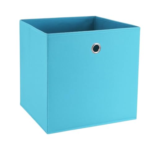 Aufbewahrungsbox Faltbox 32×32×32 cm aus Stoff mit Griffloch – Faltbare Würfelboxen/Aufbewahrungskiste für Kallax Regal, Raumteiler, Kinderzimmer & Büro von Generisch