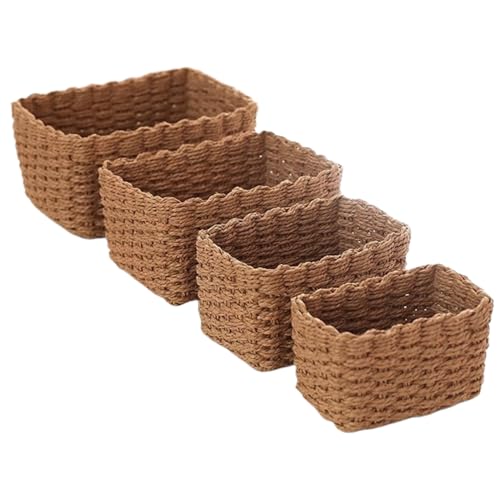 Aufbewahrungskorb – Aufbewahrungsbehälter für Regale, 4 Stück Behälter mit robustem Design, Schrankbehälter für Decke, Kinderzimmer, Klassenzimmer, unter dem Bett, Spielzeug, Schreibtisch, Bücherregal Aufbewahrungskorb – Aufbewahrungsbehälter für Regale, 4 Stück Behälter mit robustem Design, Schrankbehälter für Decke, Kinderzimmer, Klassenzimmer, unter dem Bett, Spielzeug, Schreibtisch, Bücherregal von Generisch