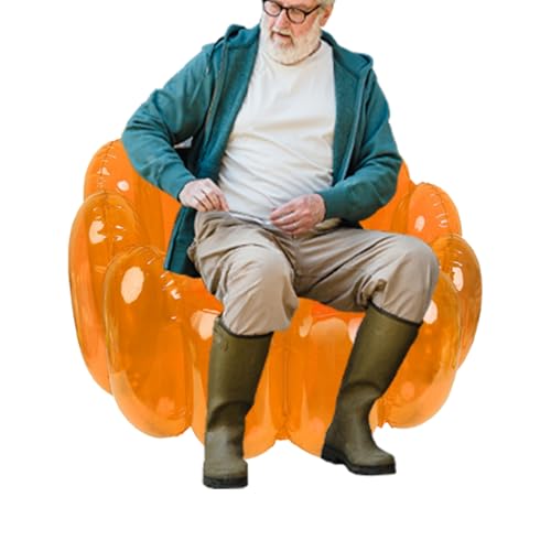 Aufblasbare Couch - PVC, aufblasbar, tragbar, Sitzsack | Air Sofa Stuhl mit bequemer Unterstützung, Outdoor aufblasbare Couch für Pool Partys Wohnzimmer Events Versammlungen von Generisch