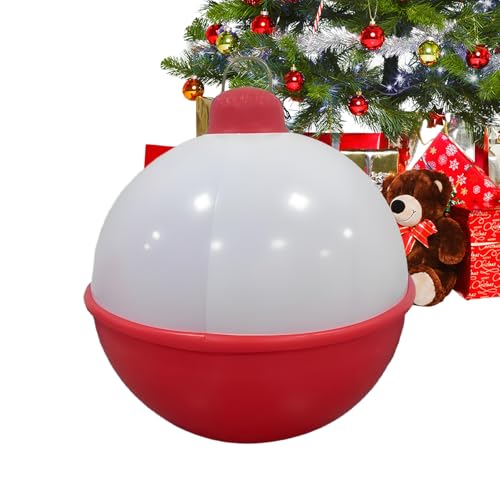 Aufblasbare Weihnachtskugel Deko, 60 cm Große Outdoor Weihnachtsanhänger, Aufhängbare Weihnachtsdekoration, Für Dachvorsprünge Geländer Zweige Rasen Wohnzimmer Schlafzimmer Arbeitszimmer von Generisch