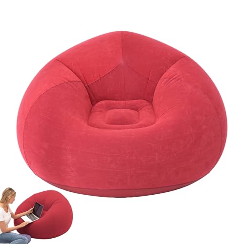 Aufblasbarer Couchsessel Sofa | Sitzsack für Erwachsene,Aufblasbare Möbel den Schlafzimmer-Filmabend Eine tolle Größe für Kinder und Erwachsene, unterstützt Ihren Körper beim Entspannen mit ergonomis Aufblasbarer Couchsessel Sofa | Sitzsack für Erwachsene,Aufblasbare Möbel den Schlafzimmer-Filmabend Eine tolle Größe für Kinder und Erwachsene, unterstützt Ihren Körper beim Entspannen mit ergonomis von Generisch