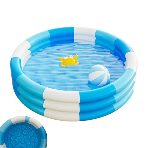 Aufblasbarer Pool Für Kinder,Outdoor Aufblasbarer Pool - Wasserspielzeug Verdickte Schwimmmatte Für Badezeit Zu Hause Garten Terrasse von Generisch