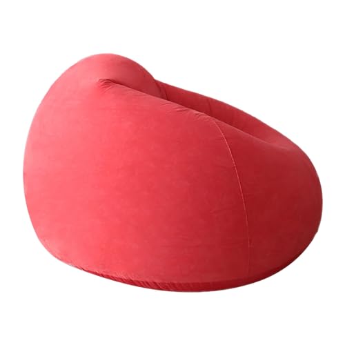 Aufblasbarer Stuhl : Ergonomisches Aufblasbares Sofa, Air Lazy Sofa, Schnelles Aufblasen und Auslaufsicher, Aufblasbarer Lounge-Sessel mit Beflockter Oberfläche für Garten, Camping von Generisch