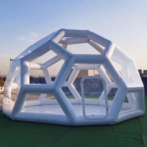 Aufblasbares Blasenzelt - Tragbarer transparenter Kuppelpavillon für Innen- und Außenbereich, Camping, regendicht Design für Hinterhofgärten Aufblasbares Blasenzelt - Tragbarer transparenter Kuppelpavillon für Innen- und Außenbereich, Camping, regendicht Design für Hinterhofgärten von Generisch