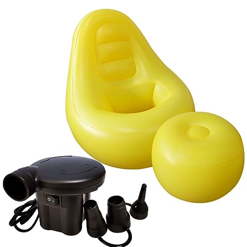 Aufblasbares Sofa Loungesessel mit Luftpumpe & Ottomane - BBL Recovery Lazy Sofa Set, Blau Aufblasbares Sofa Loungesessel mit Luftpumpe & Ottomane - BBL Recovery Lazy Sofa Set, Blau von Generisch