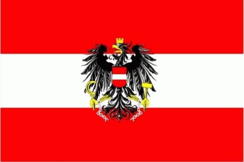 Aufkleber Flagge Österreich Wappen 8 x 5 cm Sticker Flagge Fahne von Generisch
