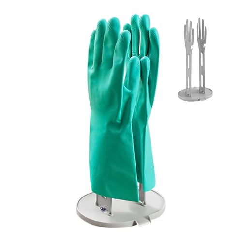 Aufsatz-Fäustlinge, Abtropfgestell, Küchenhandschuh-Ständer | Waschhandschuh-Organizer mit Ablaufauslass und Saugnapf für Fäustlinge, Hut, Handtuch von Generisch