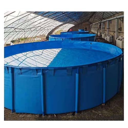 Aufstellbarer runder Pool, stabiler Stahlrahmen mit sicherem PVC-Segeltuch für Spaß im Hinterhof, ideal für Erwachsene und Kinder von Generisch